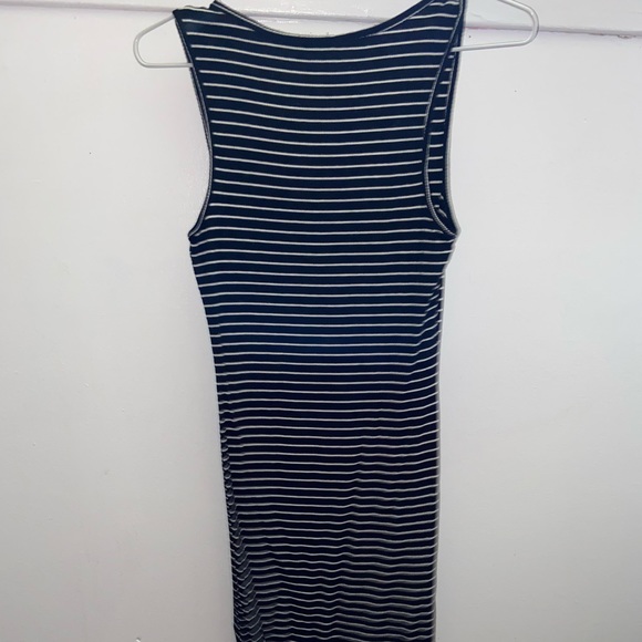 Black and White Stripe midi dress / 3 for $17!!! - Picture 2 of 2